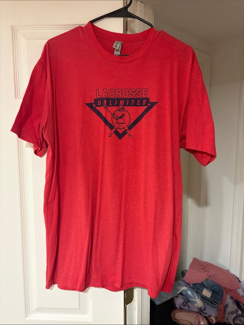 Lacrosse Unlimited Red Short-Sleeve Graphic Tee